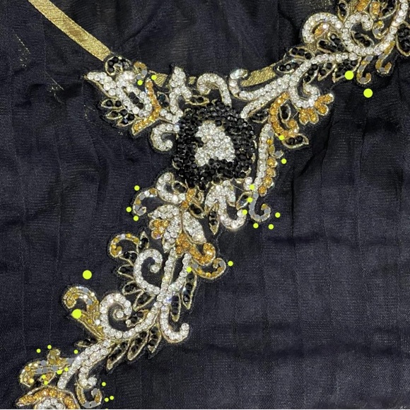 Heavy work Elegant Net Kurta set for Women - Picture 16 of 17